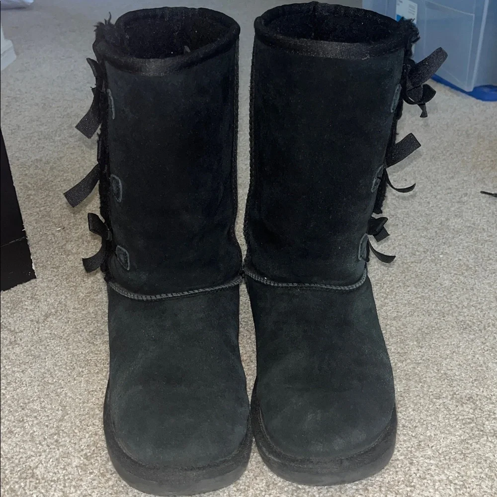 Koolaburra by UGG Victoria Tall Boot, Black on Black, 4